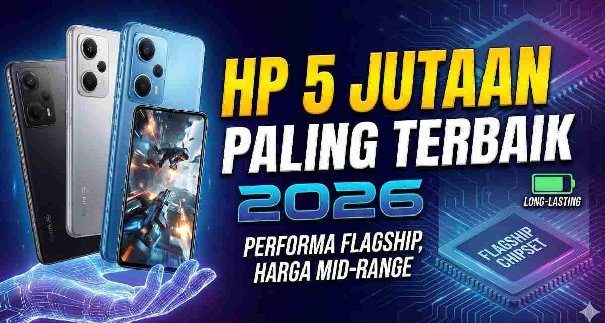 HP 5 Jutaan Terbaik 2026: Spek Tinggi, Harga Masih Masuk Akal
