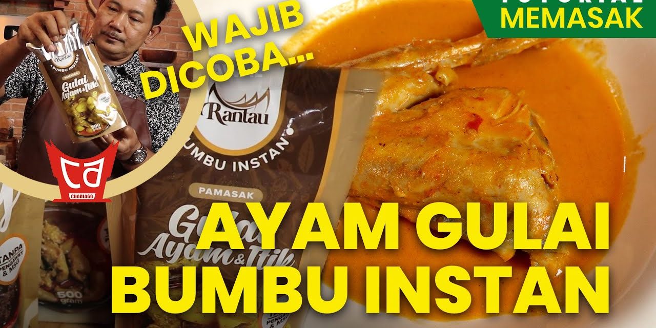 Gulai Ayam Padang Lezat Pakai Santan Instan, Bumbu Meresap