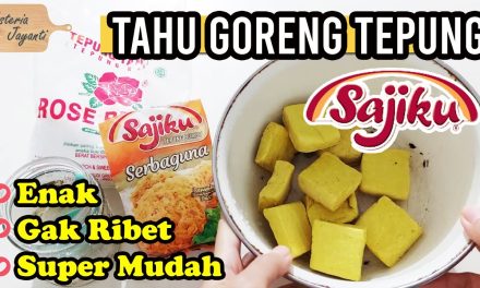 Cara Meracik Tepung Tahu Crispy Siap Pakai, Cocok Untuk Jualan