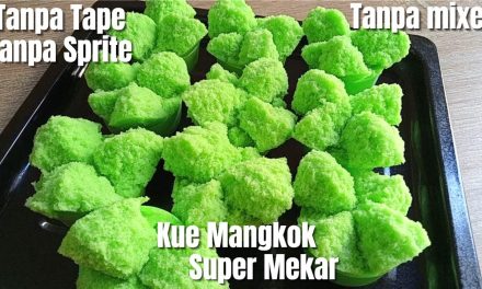 Kue Mangkok Tanpa Tape: Lembut, Manis, Dan Pasti Anti Bantat