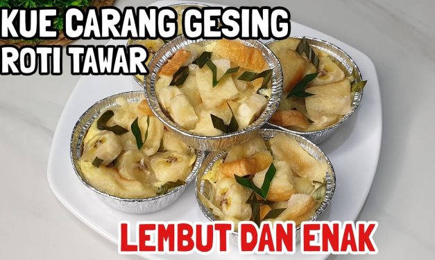 Carang Gesing Roti Tawar Ala Rumahan, Manis Dan Bikin Nagih