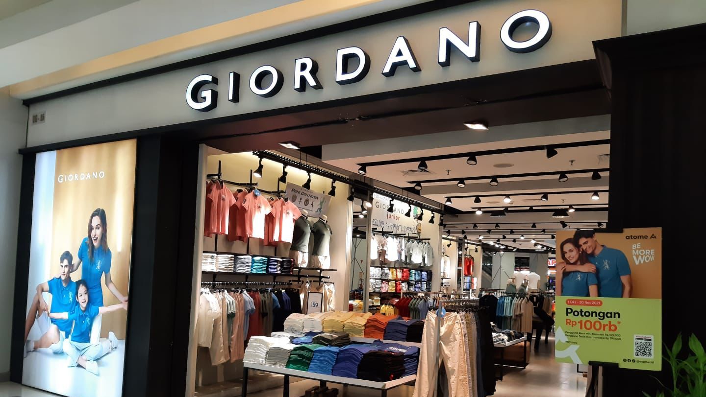 Merek Pakaian Giordano