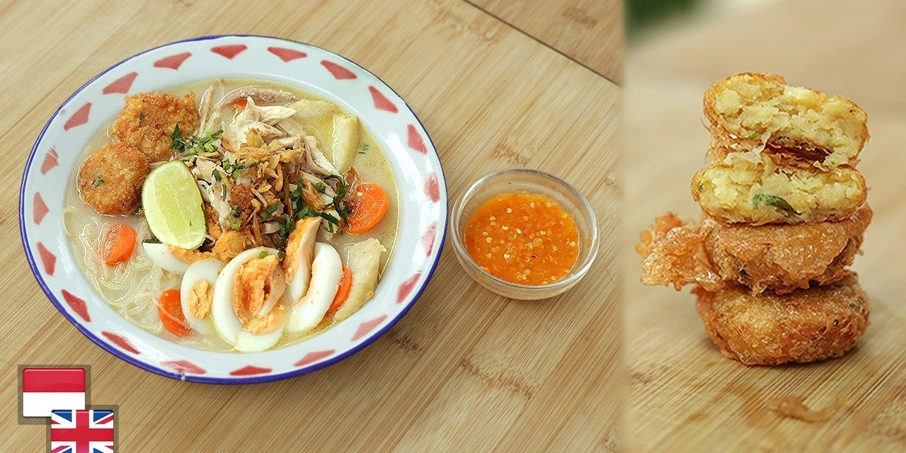 Hidangan Indonesia Soto Dengan Kuah Berempah
