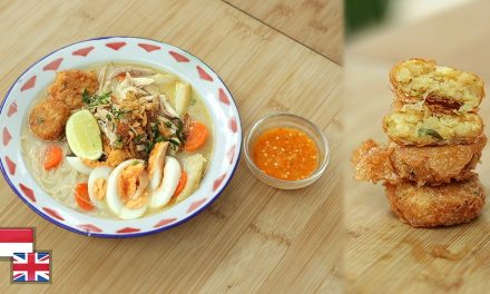 Hidangan Indonesia Soto Dengan Kuah Berempah